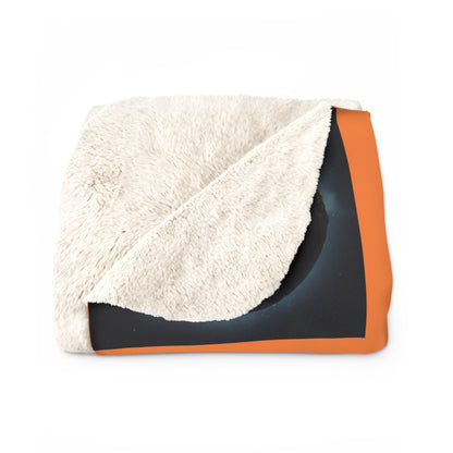 Matiby MEK Orange Sherpa Fleece Blanket