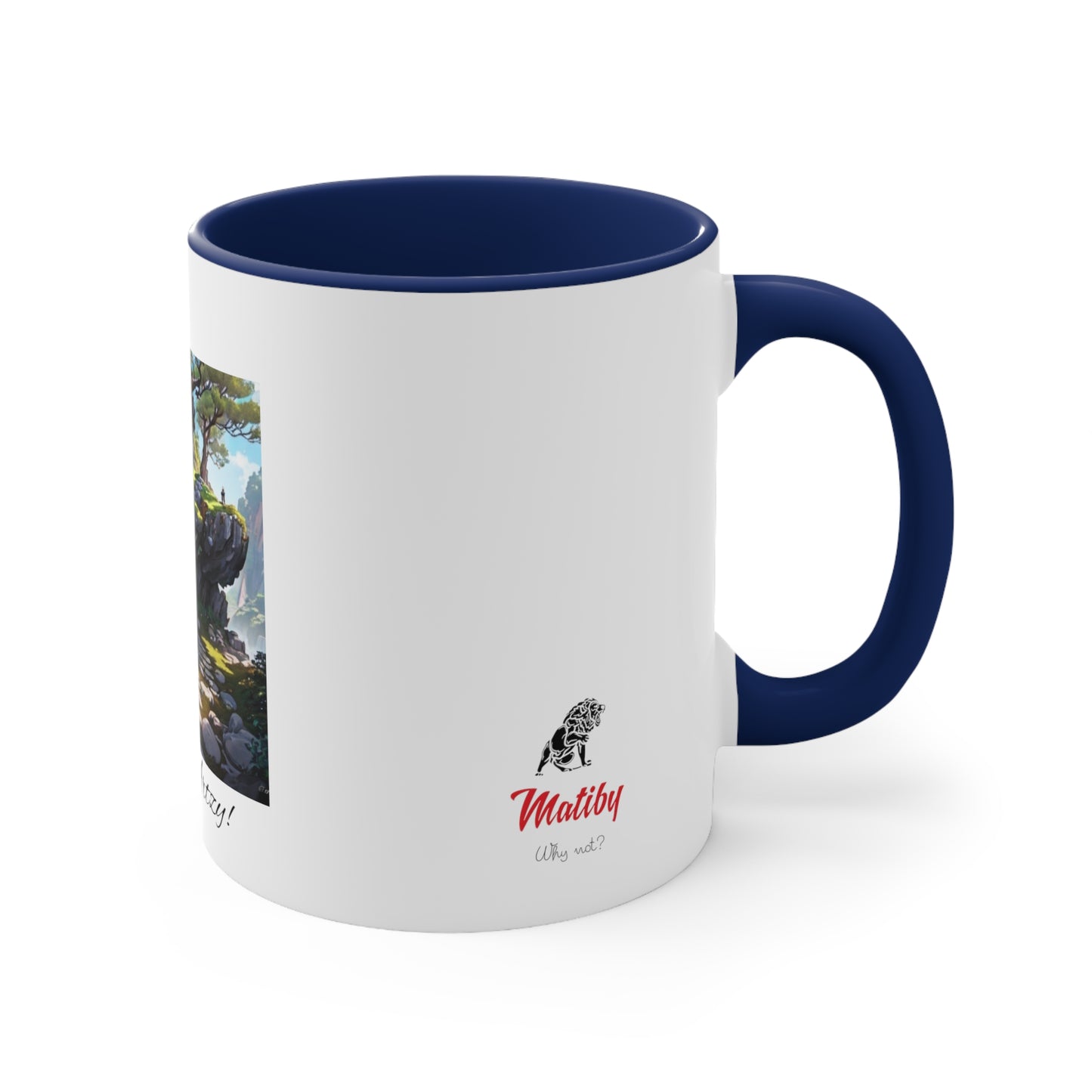 Matiby Artzy Accent Mug, 11oz