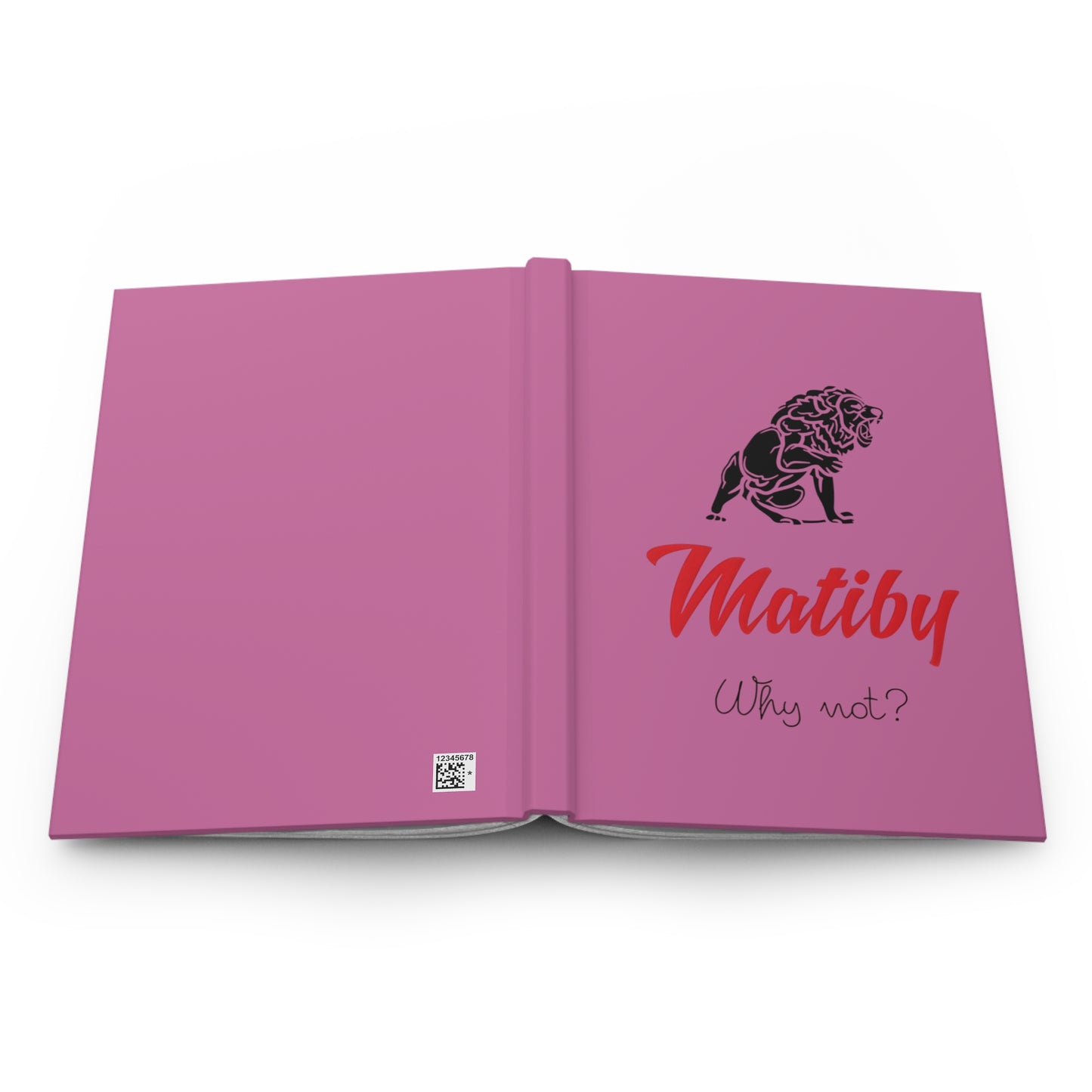 Matiby Hardcover Journal Matte Light Pink