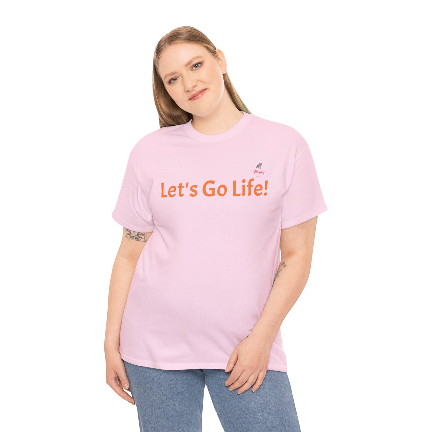 Let's Go Life! Unisex Heavy Cotton Tee