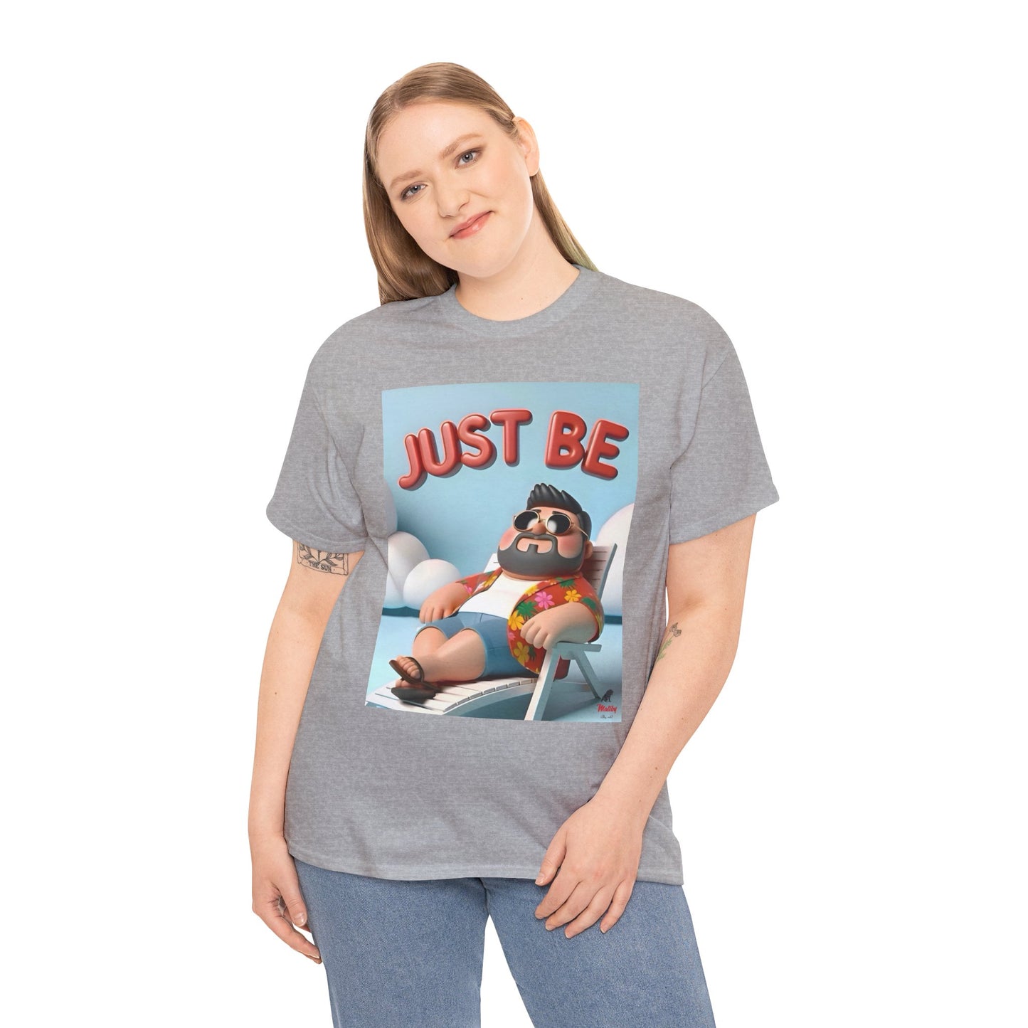 Just Be Unisex Heavy Cotton Tee