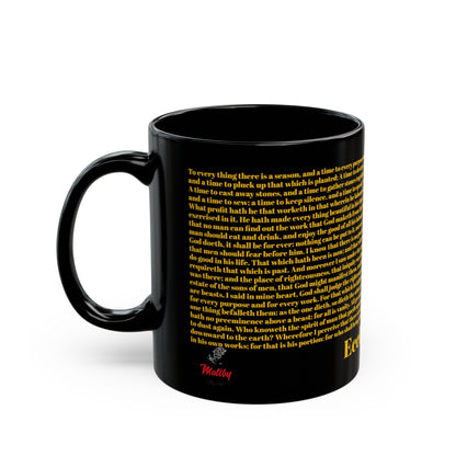 Bible Speaks Ecclesiastes  Black Mug (11oz, 15oz)