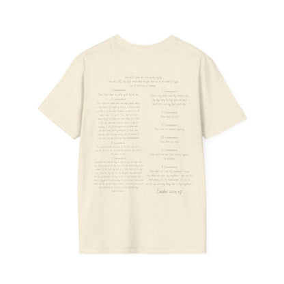 Bible Speaks Ten Commandments Unisex Softstyle T-Shirt