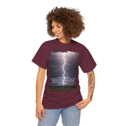 Lightning Style Son of man Unisex Heavy Cotton Tee