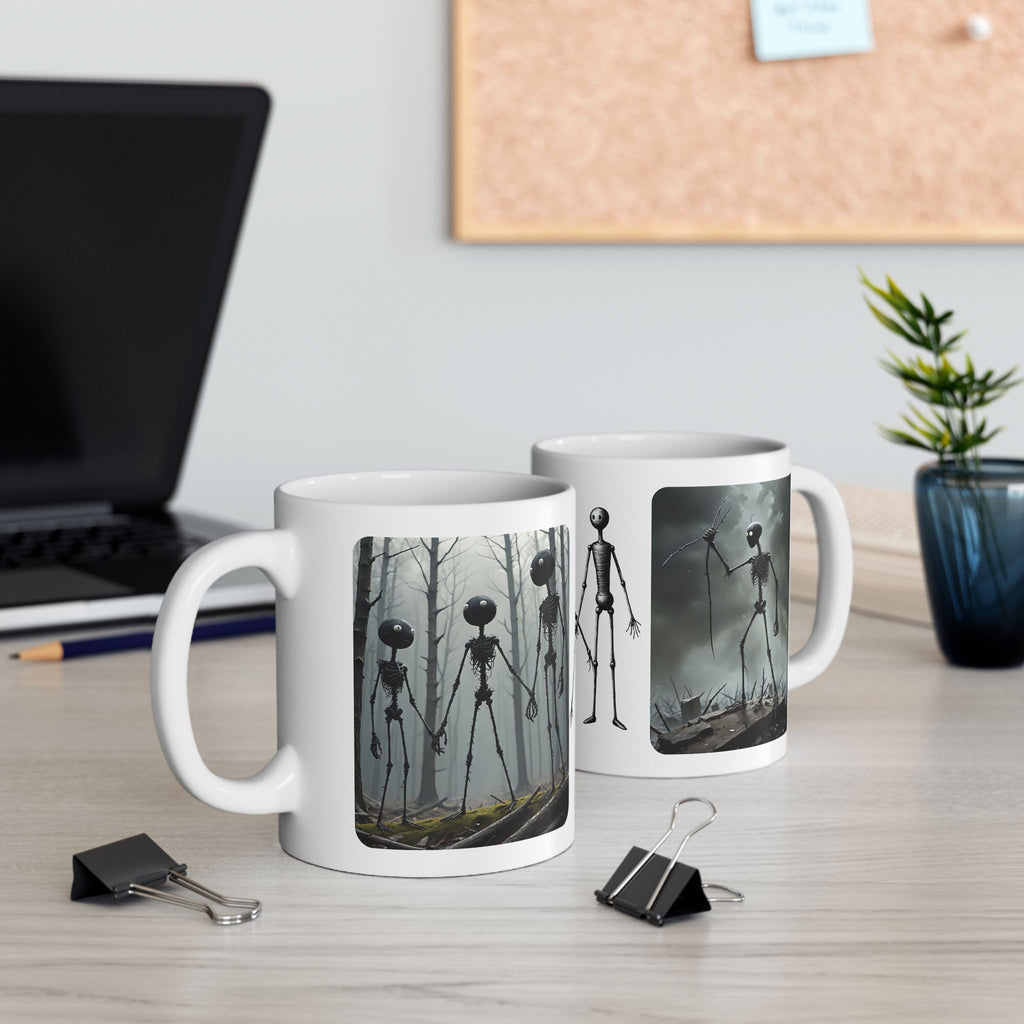 The Stick-To-It Species #10 White Ceramic Mug – Anatomy of Optimism Cup 11oz/15oz
