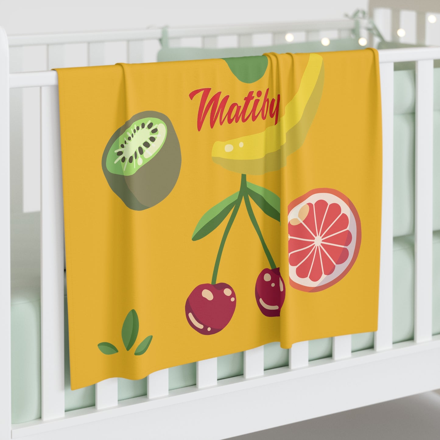 Baby Swaddle Blanket Yellow