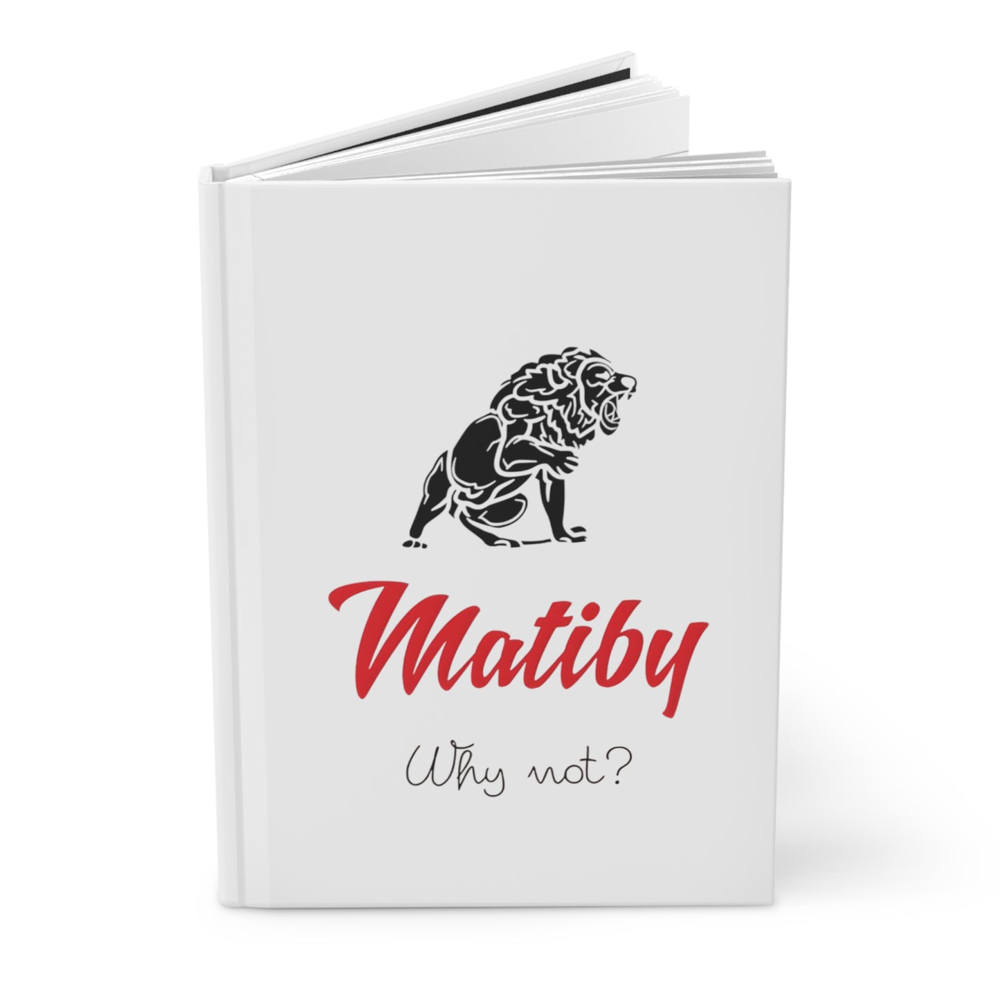 Matiby Hardcover Journal Matte White