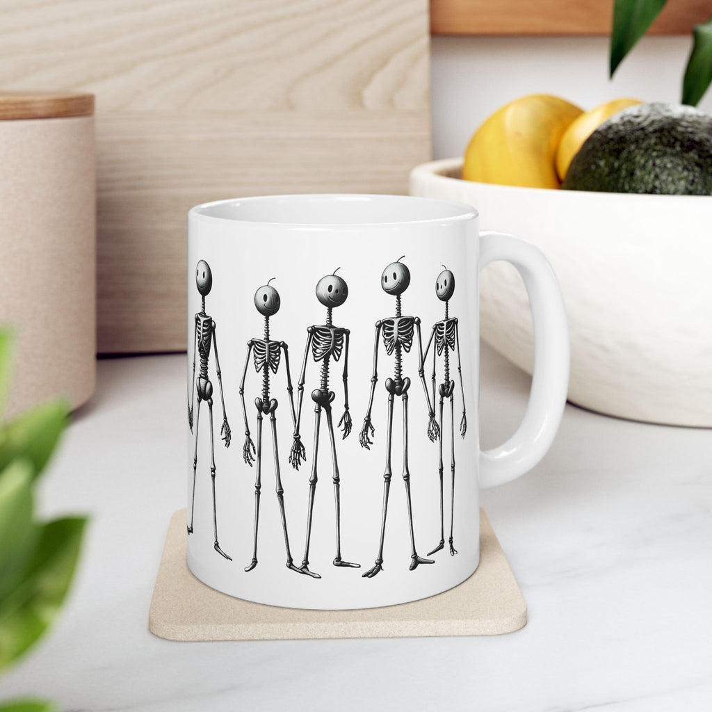 The Stick-To-It Species #11 White Ceramic Mug – Anatomy of Optimism Cup 11oz/15oz