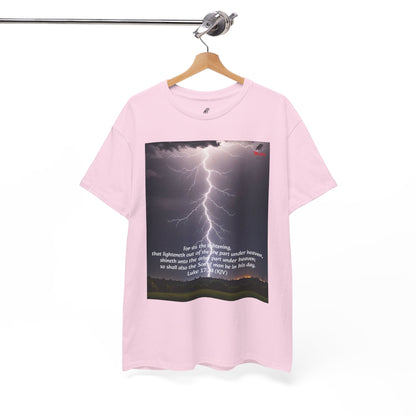 Lightning Style Son of man Unisex Heavy Cotton Tee