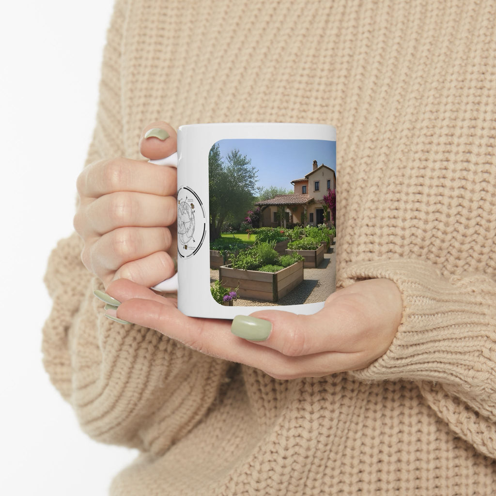 Cozy Architecture & Dreamy Landscapes #23 White Ceramic Mug – Homes Home Sweet Home Cup (11oz/15oz)