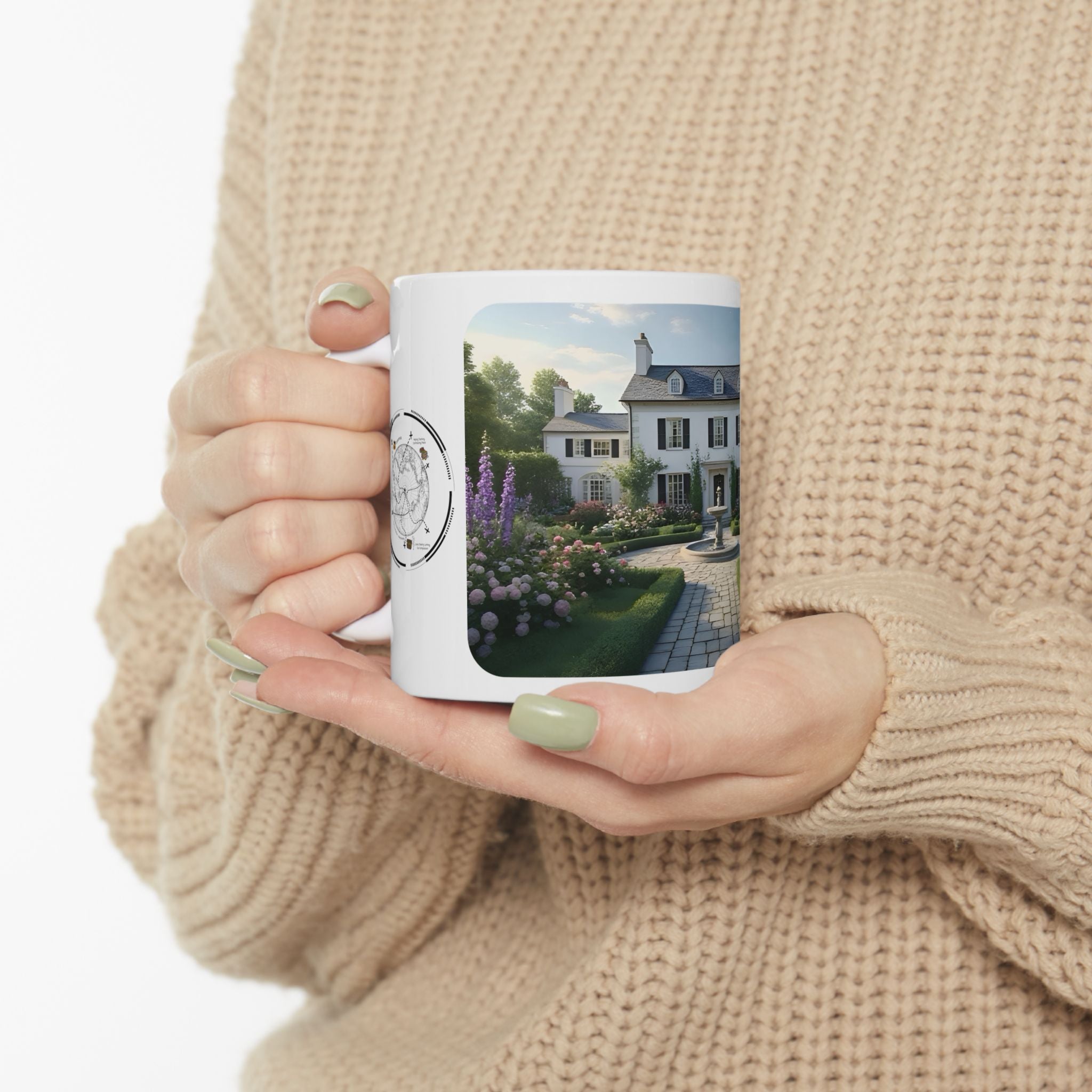 Cozy Architecture & Dreamy Landscapes #16 White Ceramic Mug – Homes Home Sweet Home Cup (11oz/15oz)