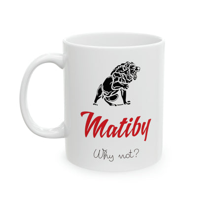 Matiby Artzy Ceramic Mug, 11oz