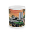 Sunshine State Pickup Trucks #6 Yacht Hauler White Ceramic Mug – Celebrating Companionship, Creativity & Life’s Little Wonders Cup (11oz/15oz)