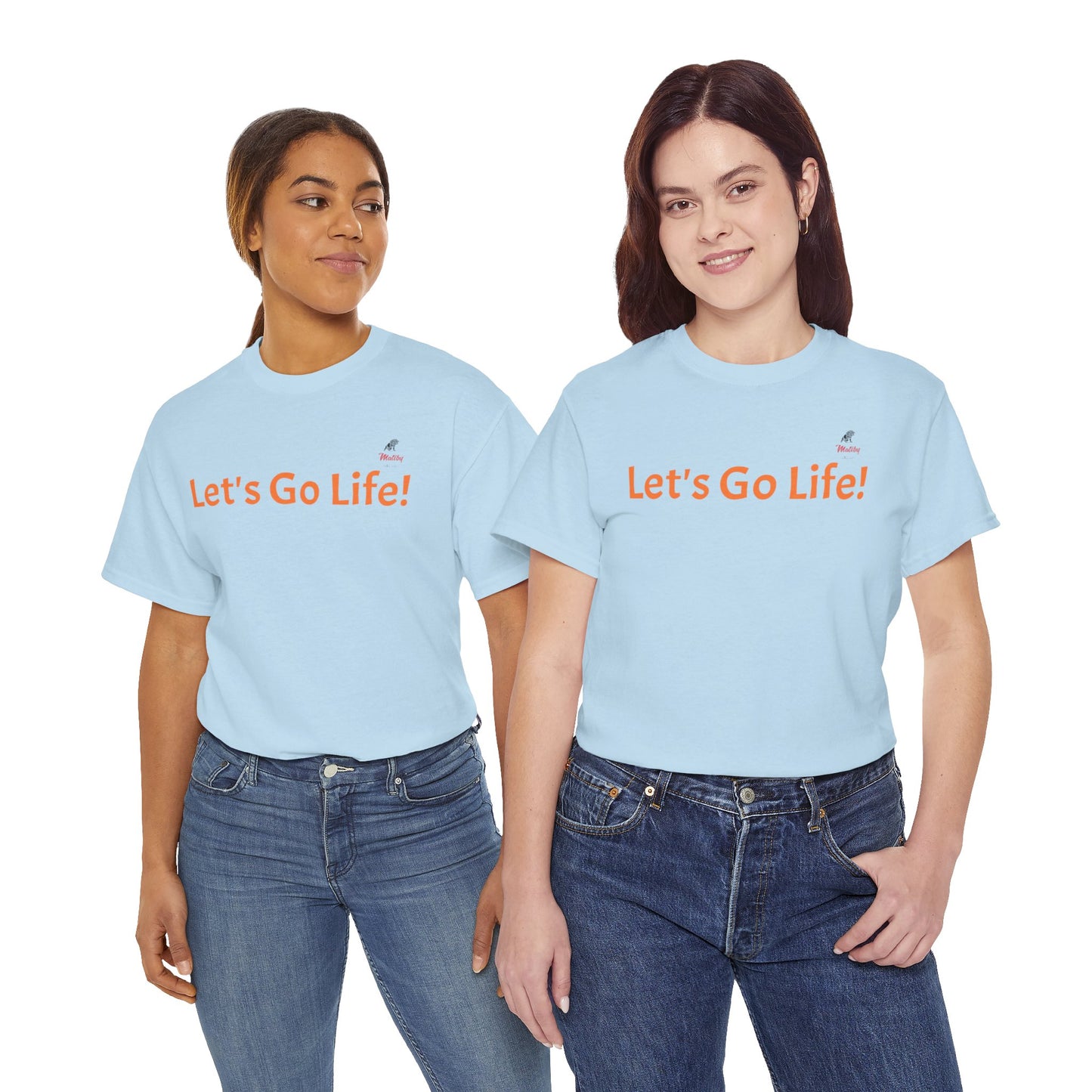 Let's Go Life! Unisex Heavy Cotton Tee