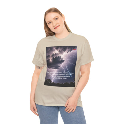 Lightning Style Thunder Unisex Heavy Cotton Tee