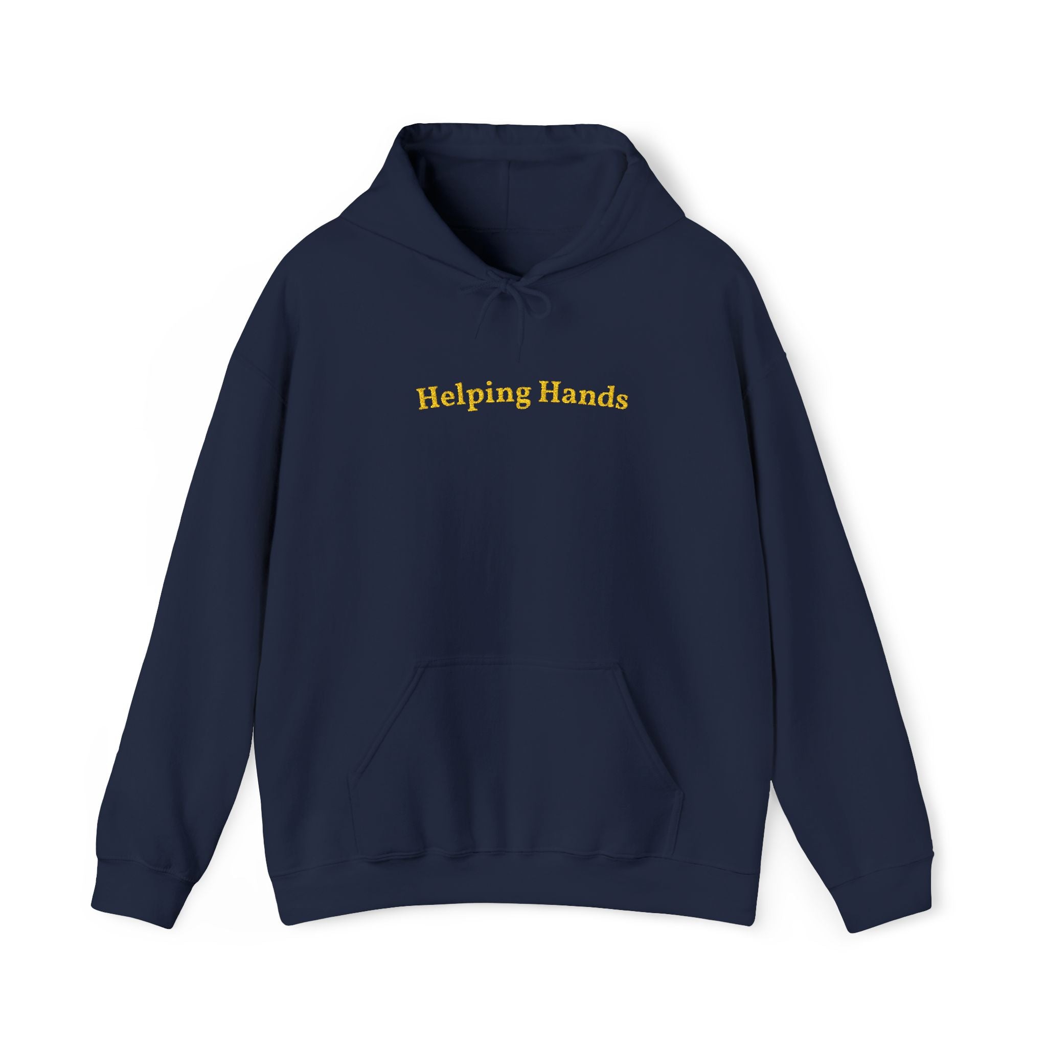 Helping Hands Gold Embroidered Unisex Heavy Blend Hooded Sweatshirt, Strength And Hope Hoodie