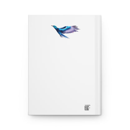 Bird Hardcover Journal Matte White