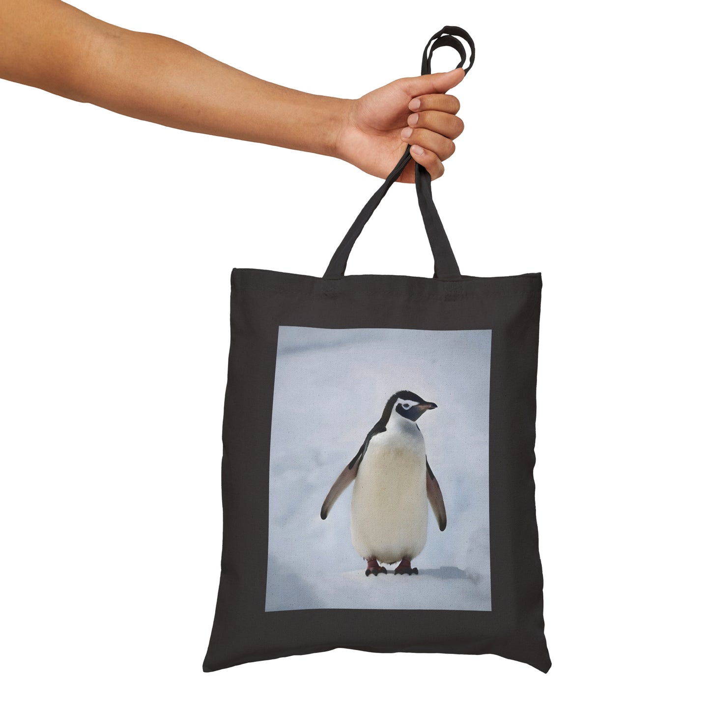 Penguin Cotton Canvas Tote Bag