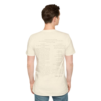 Bible Speaks Ten Commandments Unisex Softstyle T-Shirt