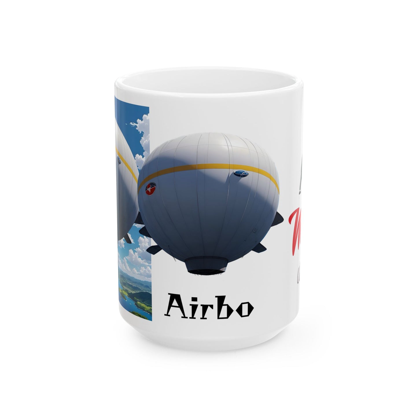 Matiby Airbo Ceramic Mug, (11oz, 15oz)