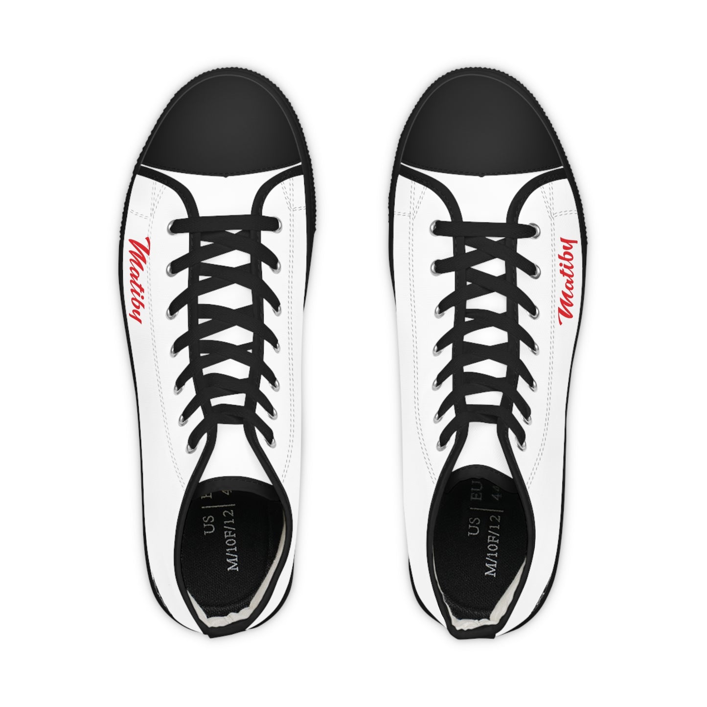 Men's White High Top Sneakers