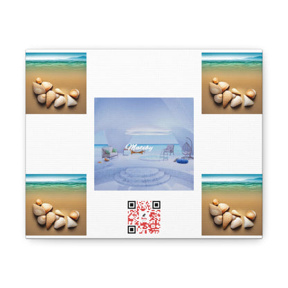 Matiby QR White Canvas Gallery Wraps