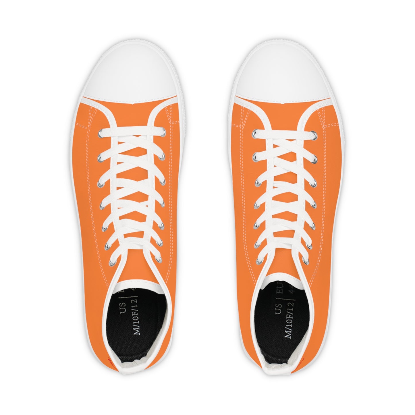 Men's Light Orange High Top Sneakers