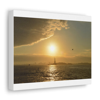 Sunset White Canvas Gallery Wraps