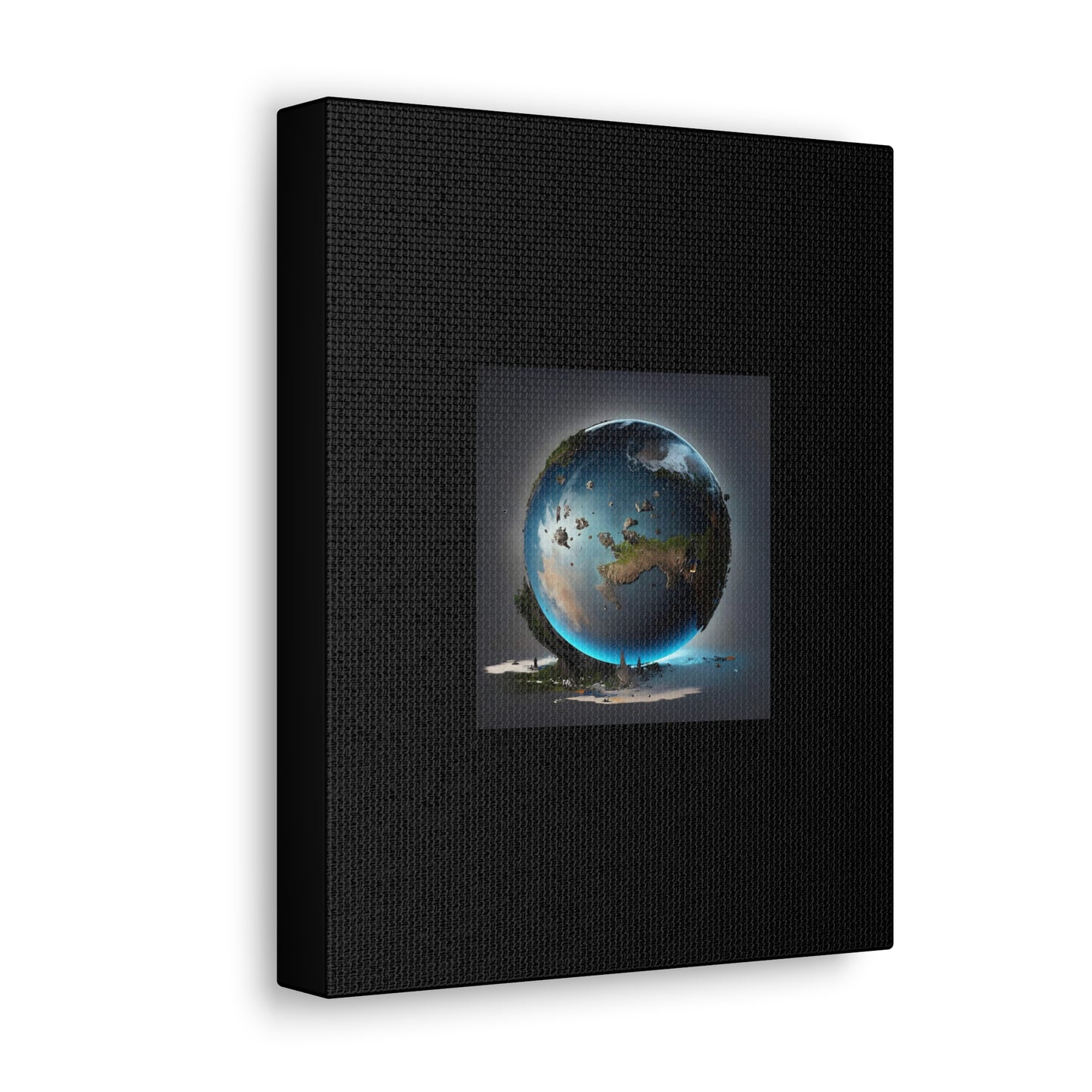 Matiby Worlds Black Canvas Gallery Wraps