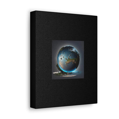 Matiby Worlds Black Canvas Gallery Wraps