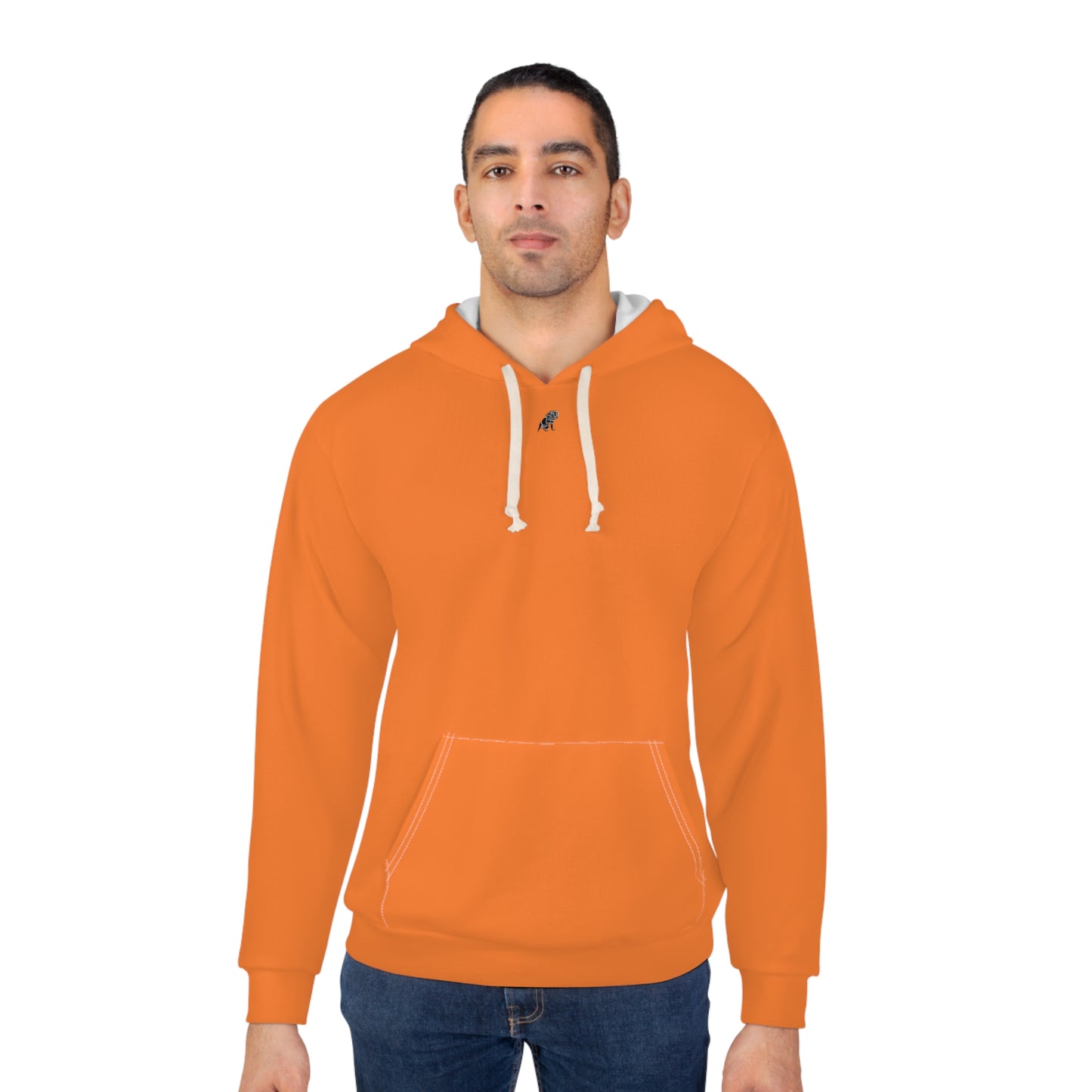 Matiby Orange Unisex Pullover Hoodie (AOP)