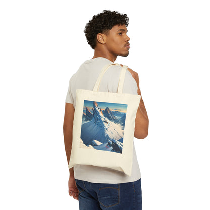 Alps Cotton Canvas Tote Bag