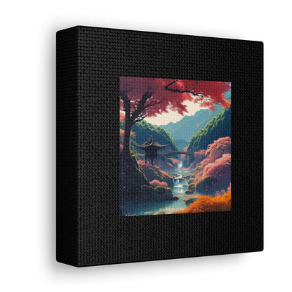 Artzy Scenic Black Canvas Gallery Wraps