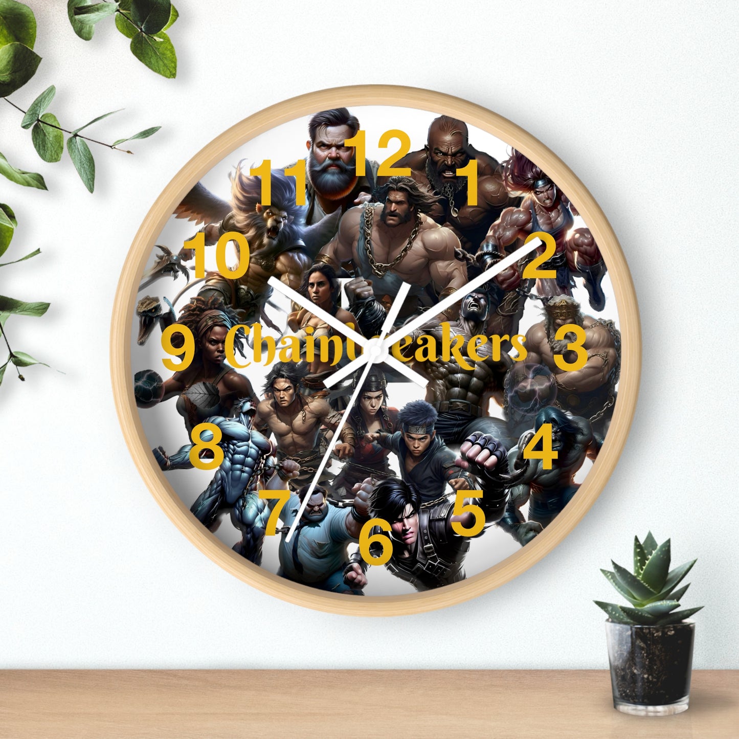 The Chainbreakers Wall Clock