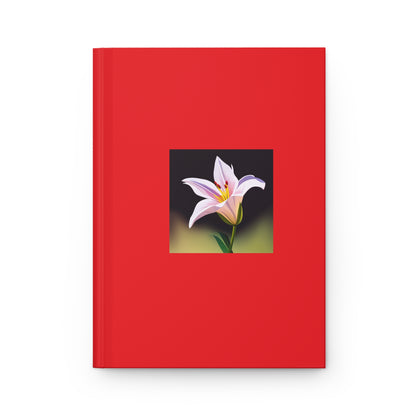 Lily Hardcover Journal Matte Red