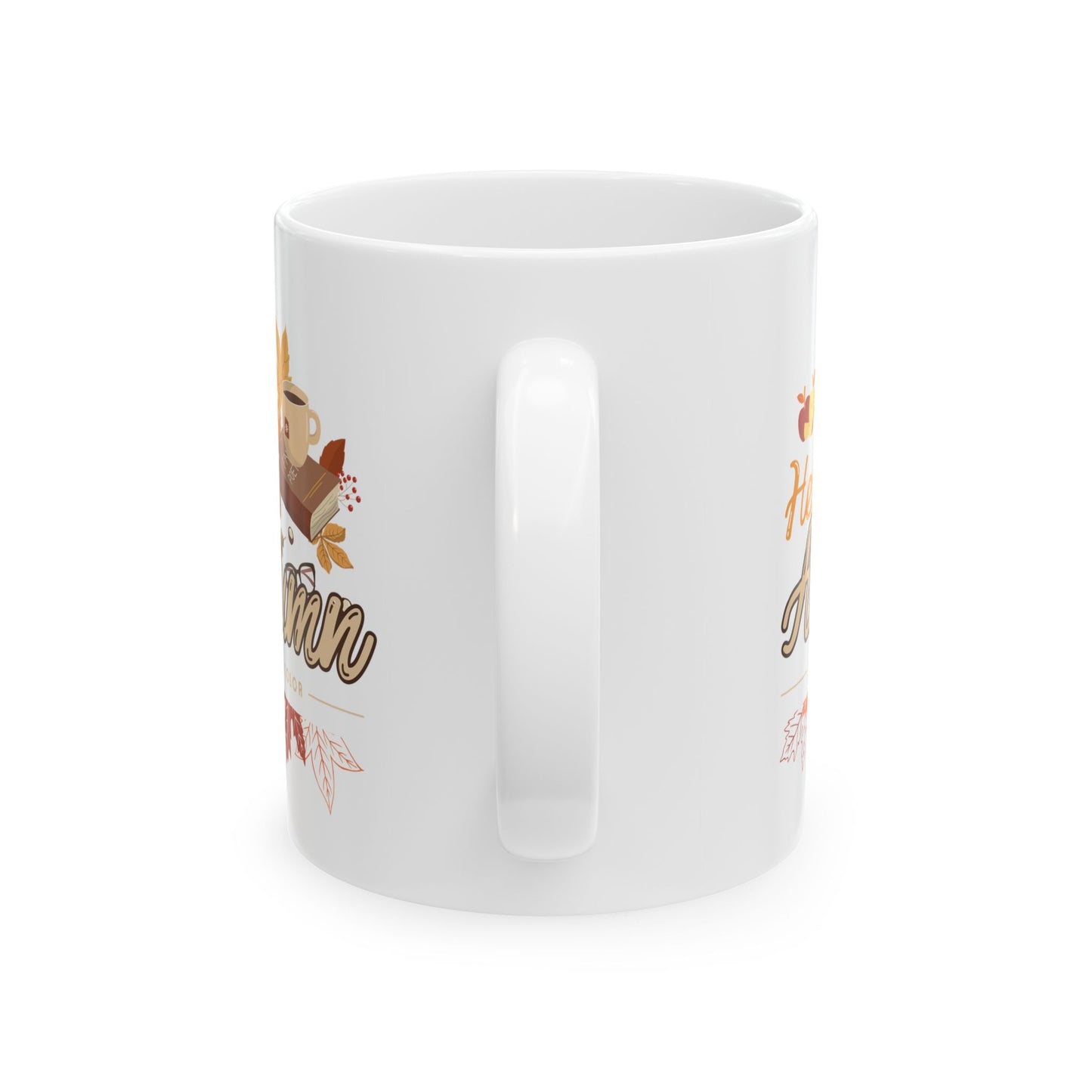 Journeys Hello Autumn Seasons of Change Ceramic Mugs, Gifts for the Holidays, Seasonal Mugs, Mug for All Occasions, Thanksgiving Mug