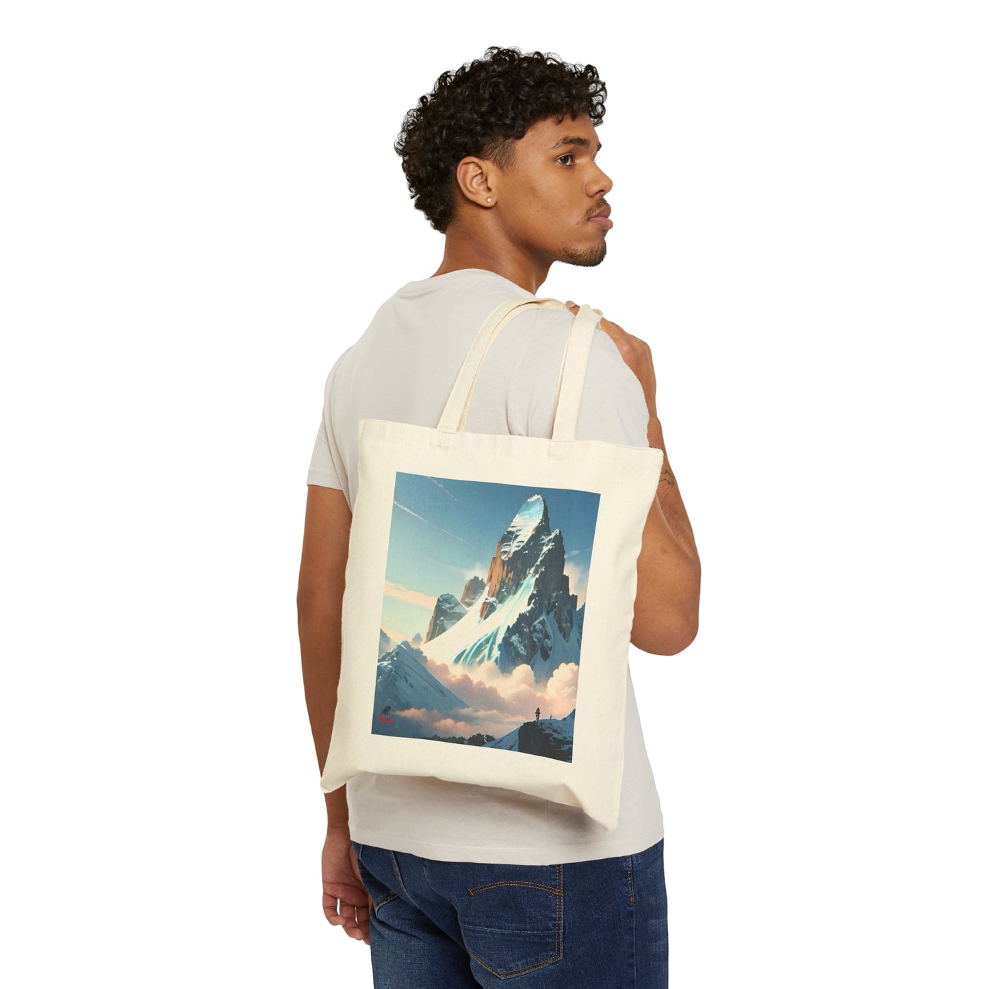 Alps Cotton Canvas Tote Bag