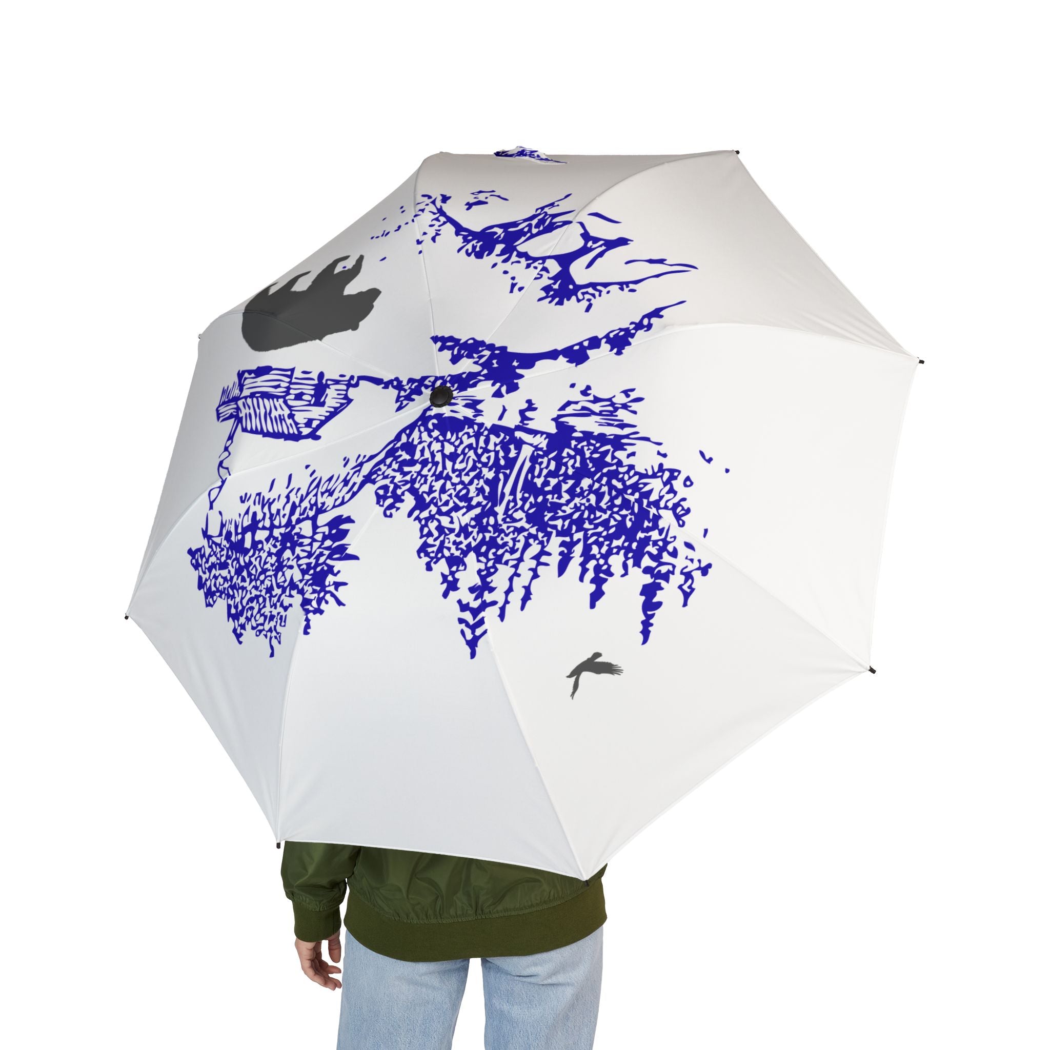 Tranquil Nature #4 Scenery Semi-Automatic Foldable Umbrella | Scenic Retreats, Landscape Art