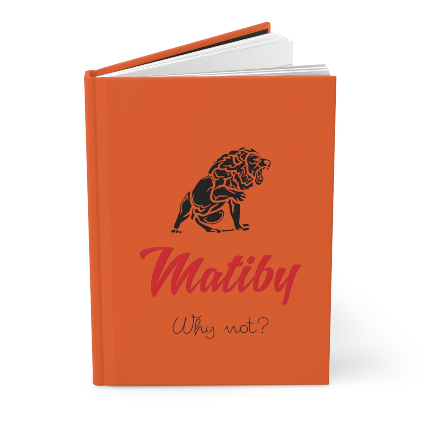 Matiby Hardcover Journal Matte Orange