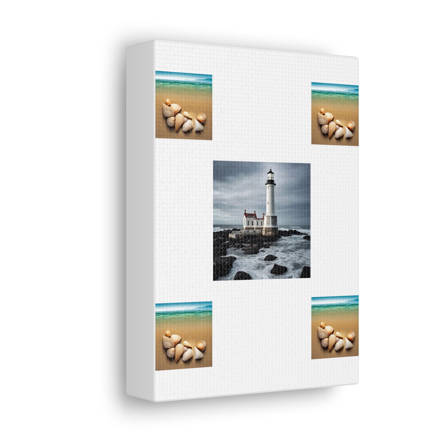 Lighthouse White Canvas Gallery Wraps