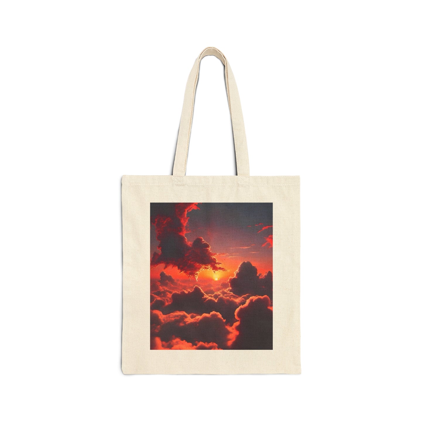 Sunrise/Sunset Cotton Canvas Tote Bag