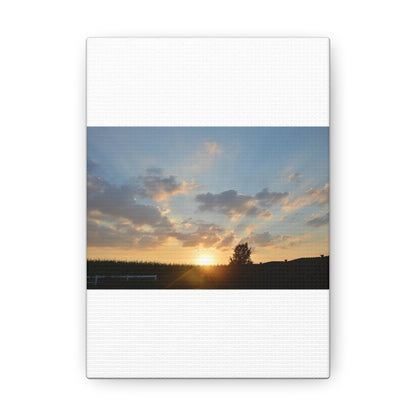 Sunset White Canvas Gallery Wraps