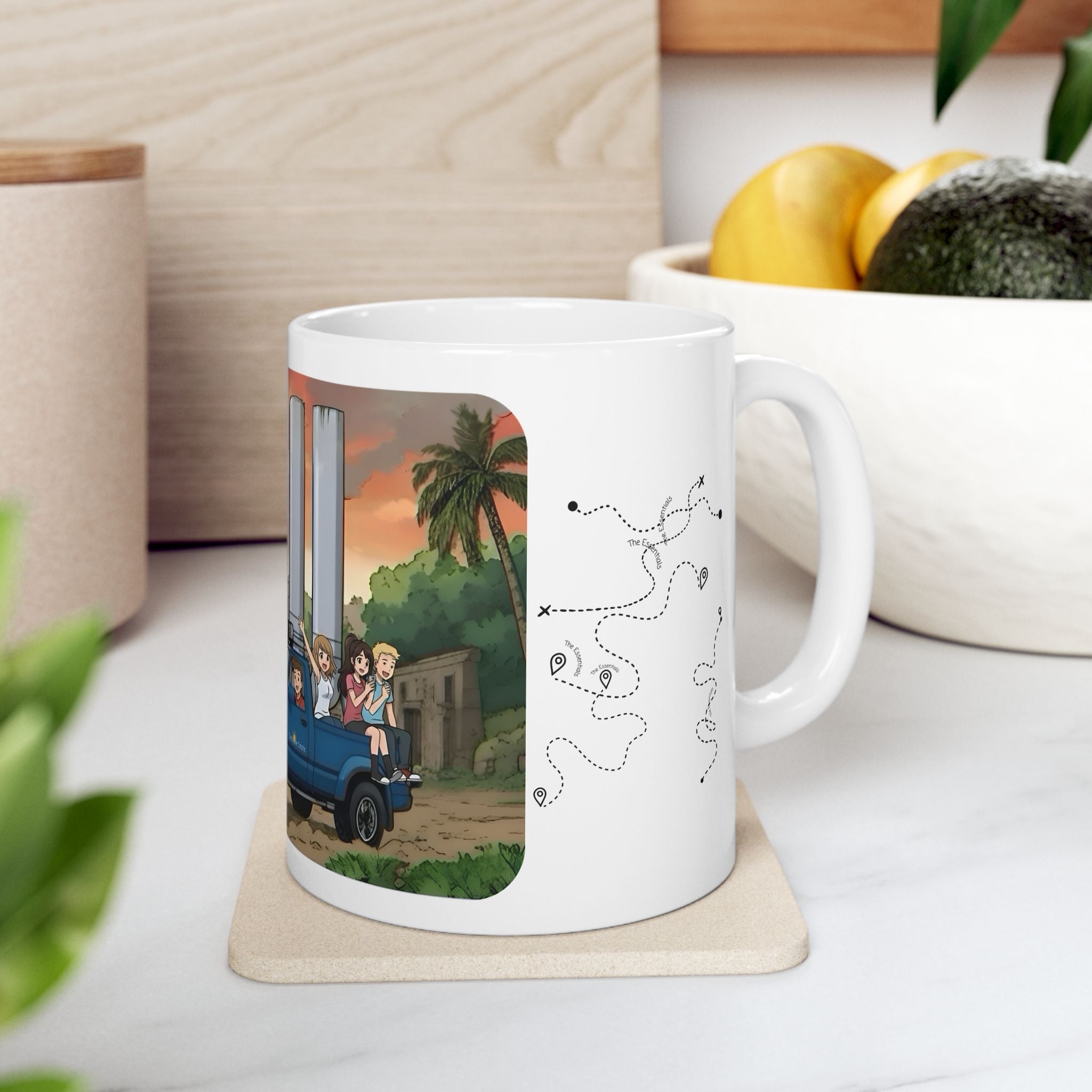 Sunshine State Pickup Trucks #7 Couples Hauler White Ceramic Mug – Celebrating Companionship, Creativity & Life’s Little Wonders Cup (11oz/15oz)