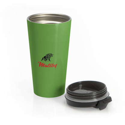 Matiby Green Stainless Steel Travel Mug