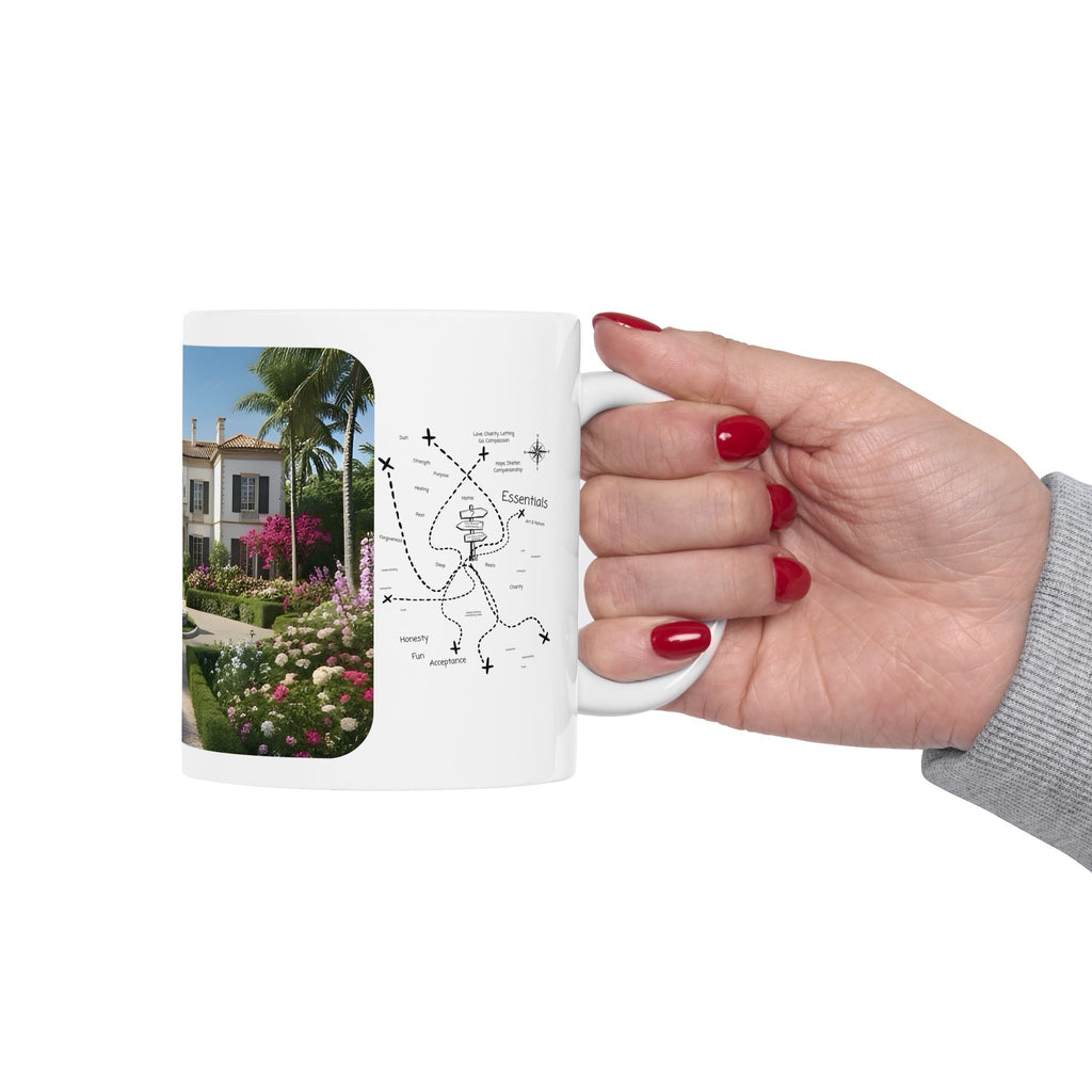 Cozy Architecture & Dreamy Landscapes #27 White Ceramic Mug – Homes Home Sweet Home Cup (11oz/15oz)