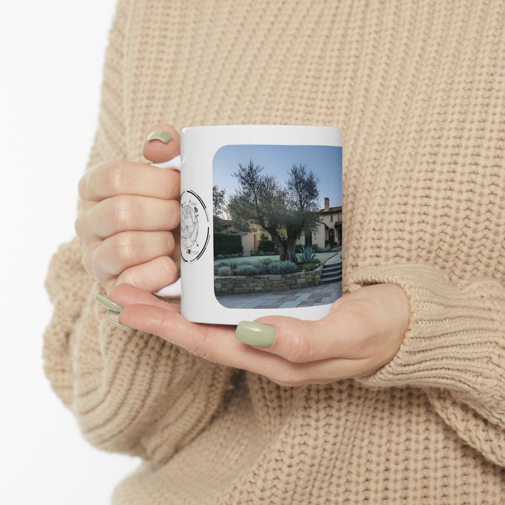Cozy Architecture & Dreamy Landscapes #5 White Ceramic Mug – Homes Home Sweet Home Cup (11oz/15oz)