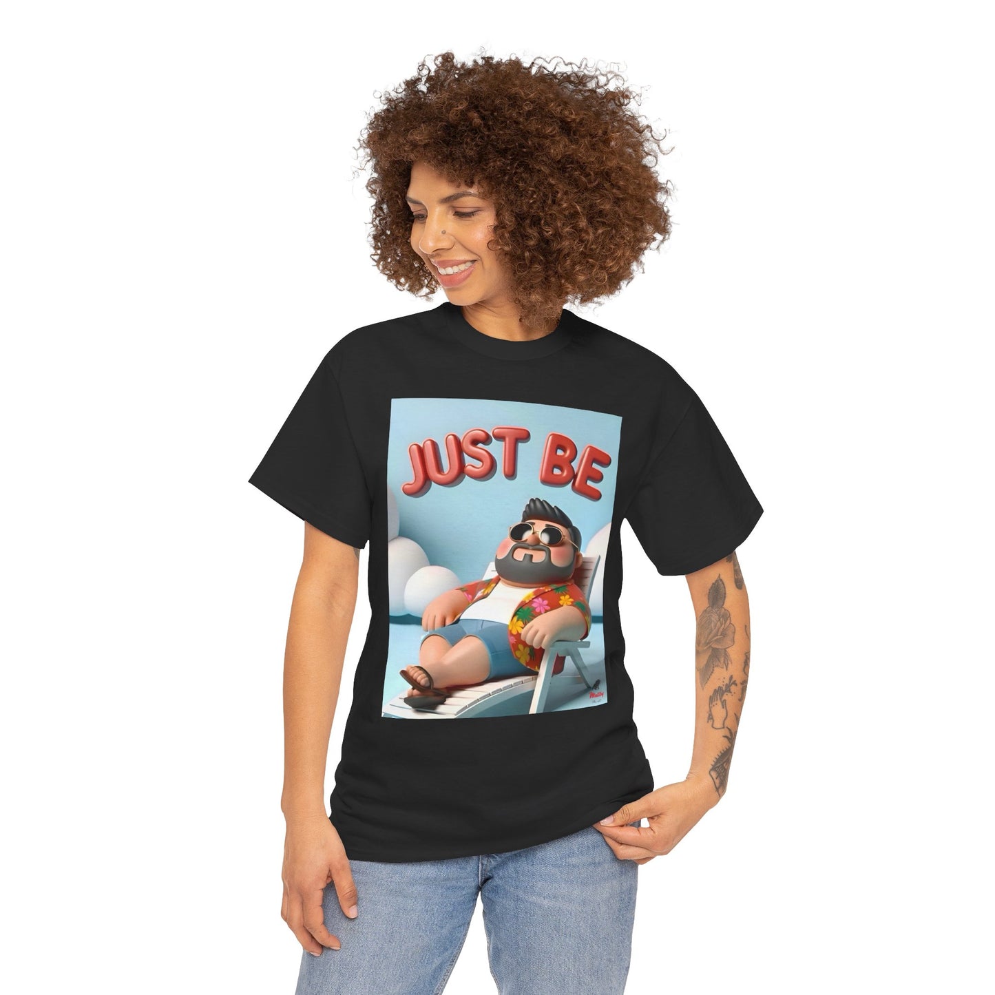 Just Be Unisex Heavy Cotton Tee