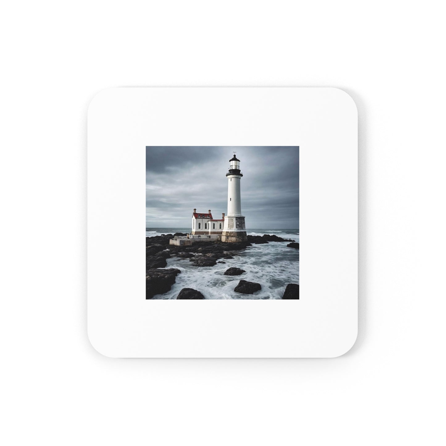 Matiby Lighthouse Cork Back Coaster