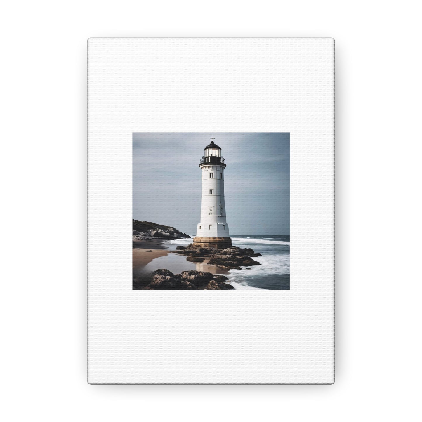 Lighthouse White Canvas Gallery Wraps