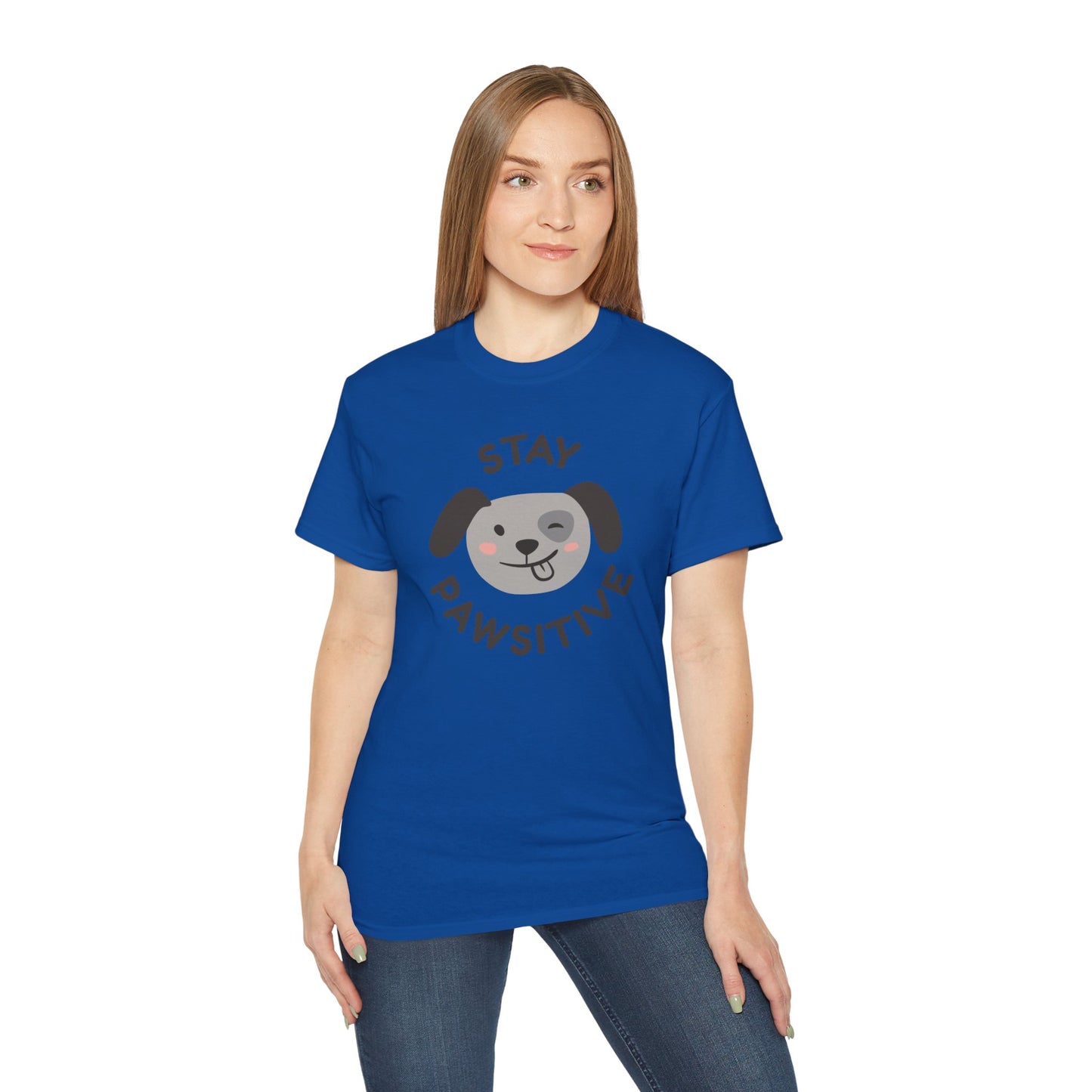 Stay Pawsitive Unisex Ultra Cotton Tee